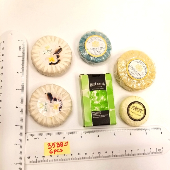 ✅#3530S NIB 7 Pieces Zen Soap Set in Golden Organza bag - Picture 3 of 13